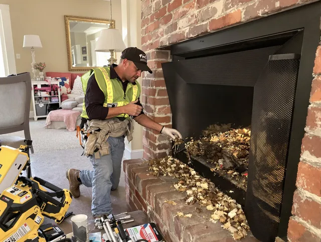 Safe screening installation by Palm Harbor Chimney Sweep in Palm Harbor, FL