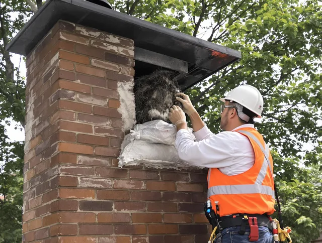 Humane removal of debris and animals by Palm Harbor Chimney Sweep in Palm Harbor, FL
