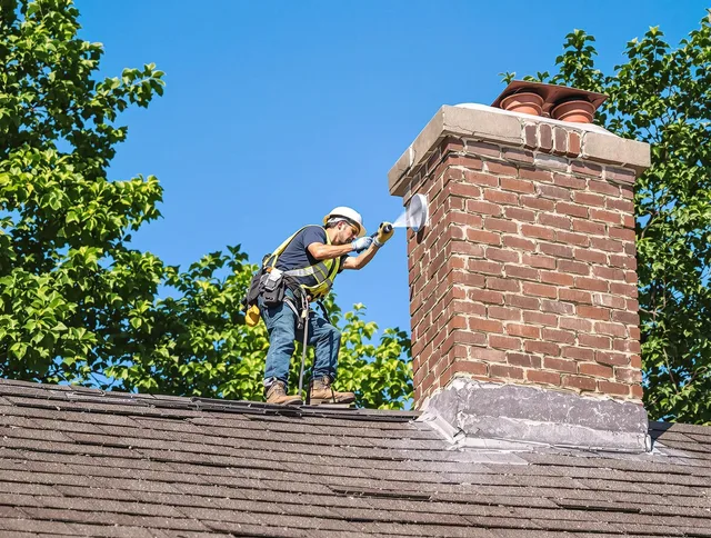 Palm Harbor Chimney Sweep performing an inspection with advanced tools in Palm Harbor, FL