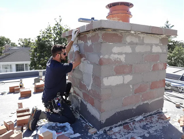 Advanced chimney repair process by Palm Harbor Chimney Sweep in Palm Harbor, FL