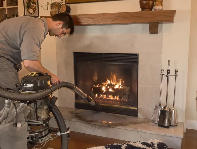Routine fireplace upkeep by Palm Harbor Chimney Sweep in Palm Harbor, FL