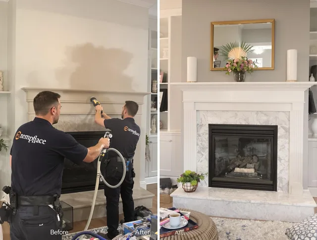 Professional soot removal by Palm Harbor Chimney Sweep team in Palm Harbor, FL